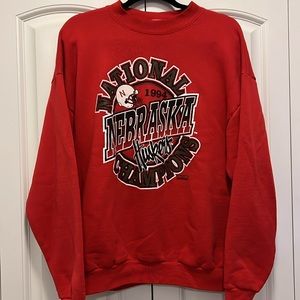Vintage National Champions Nebraska Huskers 1994 Fruit of the Loom Sweatshirt